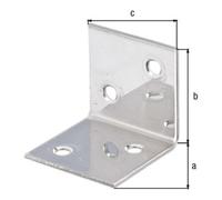 GAH Alberts GAH Alberts Équerre large 40x40x40x2mm acier inoxydable, inoxydable antirouille Quantité:1