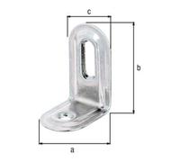 GAH Alberts GAH Alberts Équerre réglable 28x40x22x1mm Acier brut, zingué jaune galvanisé Quantité:1