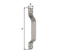 GAH Alberts GAH Alberts Poignée pour Portes Poignée 20x168x3,5mm Acier inoxydable, mat Quantité:1