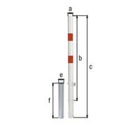 GAH Alberts GAH Alberts Poteau de fermeture Passau 60 mm sans œillet à sceller Quantité:1