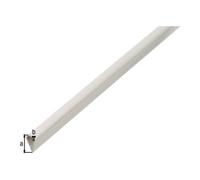 Alberts 484859 Profilé de serrage | plastique, en blanc | 1000 x 15 x 0,9 mm