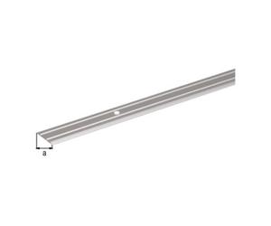GAH Alberts GAH Alberts Profil de transition en stratifié avec deux rainures H38xL900mm argenté Quantité:1