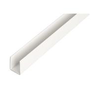 GAH Alberts GAH Alberts Profilé en U isocèle perforé L2000 x l12 x h10mm plastique, blanc Quantité:1