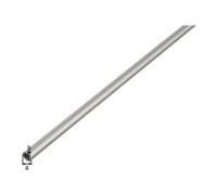 GAH Alberts GAH Alberts Tube rond lisse, diamètre 10 mm L1000 mm, S1 mm aluminium argenté anodisé Quantité:1