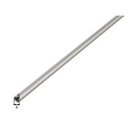 GAH Alberts GAH Alberts Tube rond lisse, diamètre 6 mm L1000 mm, épaisseur 1 mm aluminium argenté anodisé Quantité:1