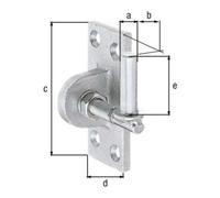 GAH Alberts Pince pour version 13x45mm galv.jaune galv.jaune galv.réglable par 20mm GAH Quantité:1
