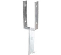 GAH-Alberts Porte-poteaux en U avec goujon en forme de T Largeur 91 mm Surface galvanisée à chaud G