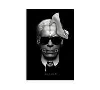 GAHCWB Fashion Guru Karl Lagerfeld 3 Poster sur toile pour chambre à coucher, bureau, chambre, cadeau 40 x 60 cm