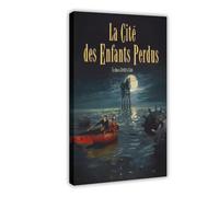 GAHCWB Impression sur toile « The City of Lost Children » - Décoration murale pour salon, chambre à coucher - 40 x 60 cm