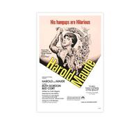 GAHCWB Poster du film Harold et Maude sur toile - Décoration murale pour salon, chambre à coucher - 30 x 45 cm