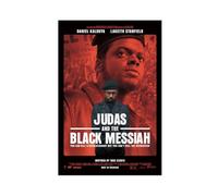 GAHCWB Poster du film Judas et le Messie noir sur toile - Décoration murale pour salon, chambre à coucher - 50 x 75 cm