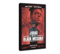 GAHCWB Poster du film Judas et le Messie noir sur toile - Décoration murale pour salon, chambre à coucher - 30 x 45 cm