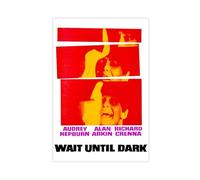 GAHCWB Poster sur toile « Wait Until Dark » - Décoration pour chambre à coucher, bureau, chambre - Cadeau - 50 x 75 cm