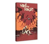 GAHCWB Poster sur toile « Wake in Fright » - Décoration pour chambre à coucher, bureau, chambre - Cadeau - 60 x 90 cm