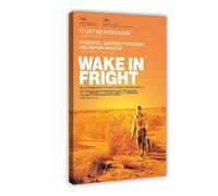 GAHCWB Poster sur toile « Wake in Fright » - Décoration pour chambre à coucher, bureau, chambre - Cadeau idéal - 40 x 60 cm