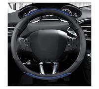 GAHELI Couvre Volant Voiture Housse Volant Voiture Fiber Carbone + Cuir pour Peugeot 208 2012-2018 308 2014-2021 2008 2013-2018 Accessoires Auto (Color : 3)
