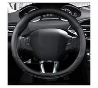 GAHELI Couvre Volant Voiture Housse Volant Voiture Fiber Carbone + Cuir pour Peugeot 208 2012-2018 308 2014-2021 2008 2013-2018 Accessoires Auto (Color : 4)