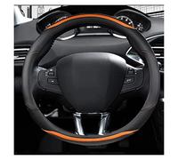 GAHELI Couvre Volant Voiture Housse Volant Voiture Fiber Carbone + Cuir pour Peugeot 208 2012-2018 308 2014-2021 2008 2013-2018 Accessoires Auto (Color : 2)