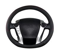 GAHELI Couvre Volant Voiture pour Toyota pour Prius 30 20 pour Prius V C Couverture Volant Voiture Cuir PU Accessoires Auto Antidérapants (Color : 1)