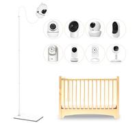GAHOGA Support de moniteur de bébé compatible avec HelloBaby, Nanit Pro, Owlet, Infant Optics, Motorola, VAVA, support universel réglable pour caméra bébé