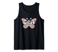 Gaia Butterfly - Word Art personnalisé avec nom Mignon Débardeur