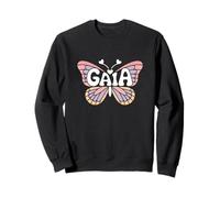 Gaia Butterfly - Word Art personnalisé avec nom Mignon Sweatshirt