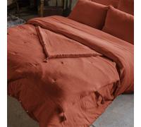 Gaia - Edredon - Double Gaze De Coton - Terracotta