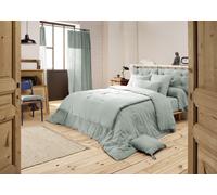 Gaïa - Edredon - Double Gaze De Coton Unie - Eucalyptus