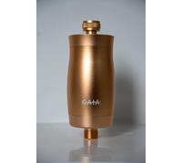 GAIA Filters | Hard Water Shower Filter | Removes Up To 99% Of Chlorine, Heavy Metals, Impurities | Promotes Healthy Skin and Hair | Fits All Showers (Black) (Or Cuivré)
