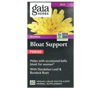 Gaia Herbs, Femmes, Soutien aux Ballonnements, Règles, 60 Phyto-Capsules Liquides Végétaliennes
