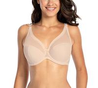 Gaia Soutien-Gorge Sonia Semi-Soft - Soutien-Gorge Semi-renforcé - Soutien-Gorge à Couverture Moyenne - sans Armatures Latérales - Fort Soutien - Beige 95G