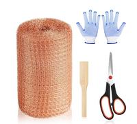 GAIALYST Bande de cuivre contre les escargots - 12,7 cm x 10 m - Protection contre les limaces et les escargots - En fil de cuivre double couche - Convient pour le jardin, la défense des limaces et