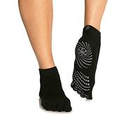 Gaiam 52204 Chaussettes de Yoga Noir/Gris