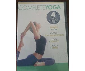 Gaiam Complete Yoga 4 DVD Set Power Yoga / For Rel