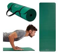 Gaiam Essentials Tapis de yoga épais avec sangle de transport facile à clipser, vert, 183 x 61 x 6,2 cm