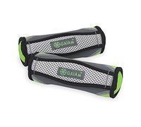 Gaiam for Women & Men Soft Dumbbell Walking Weight Sets with Hand Strap Poids à Main Mixte, Citron Vert, 1 Count