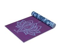 Gaiam Impression Premium réversible Tapis de yoga, Lotus Violet, 6mm
