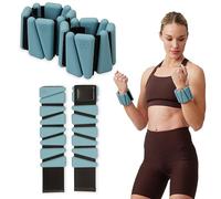 Gaiam Poids de poignet et de cheville, bracelet portable pour renforcer, tonifier et sculpter, poids de cheville réglable pour homme et femme pour yoga, danse, pilates, barre, cardio, maison et salle