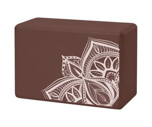 GAIAM - Point Block - Bloc de yoga - 22,9 cm x 15,2 cm x 10,1 cm - cinnamon