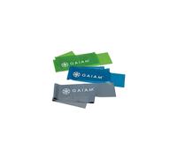 Gaiam Restore Restore Resist and Flexibse Resistance Band Kit Set - 3 niveaux de resistance - Bands d'entranement d'entranement en force pour l
