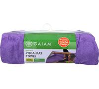 Gaiam Serviette de yoga Stay Put Taille standard 172,7 x 61 cm Violet