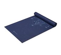 Gaiam Tapis de yoga à imprimé de qualité supérieure extra épais et antidérapant pour tous les types de yoga, pilates et entraînements au sol - Bleu céleste - 6 mm (L) x 61 cm (l) x 6 mm