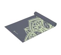 Gaiam - Tapis de yoga antidérapant à imprimé de qualité supérieure pour tous les types de yoga, pilates et entraînements au sol, 172,7 cm (L) x 61 cm (l) x 5 mm d'épaisseur, motif point menthe fraîche