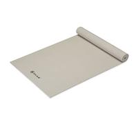 Gaiam Tapis de yoga antidérapant de qualité supérieure, couleur unie, tapis d'exercice et de fitness pour tous les types de yoga, pilates et exercices au sol, grès, 5 mm