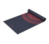 Gaiam Tapis de yoga, d'exercice et de fitness antidérapant pour tous les types de yoga, pilates et entraînements au sol, 6 mm, motif rose Marrakesh