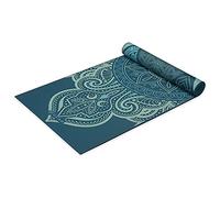 Gaiam Tapis de yoga imprimé de qualité supérieure, réversible, extra épais, antidérapant, pour tous les types de yoga, pilates et entraînement au sol, verre de mer, 6 mm