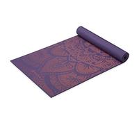 Gaiam Tapis de yoga imprimé de qualité supérieure - Très épais et antidérapant - Pour tous les types de yoga, pilates et entraînements au sol - Rose athénienne - 6 mm