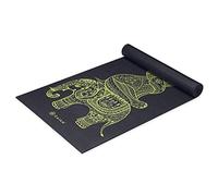 Gaiam Tapis de Yoga véritables avec imprimé, Tribal Wisdom Elephant