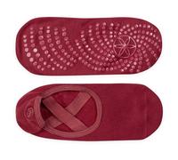GAIAM - Women's Grippy Yoga Barre Socks - Autres accessoires de yoga - One Size - cherry