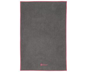 GAIAM - Yoga Hand Towel - Serviette microfibre - 50 x 76 cm - frost grey / fuchsia red